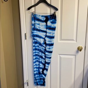 Young fabulous and broke tie dye skirt xs